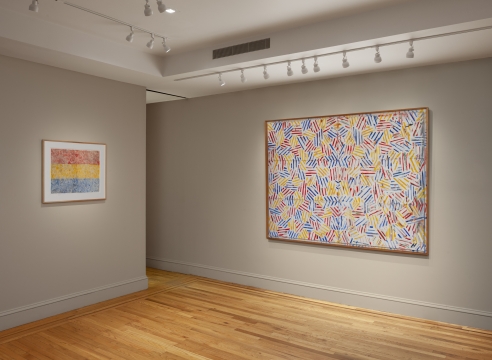 Jasper Johns: Crosshatch at Craig F. Starr Gallery