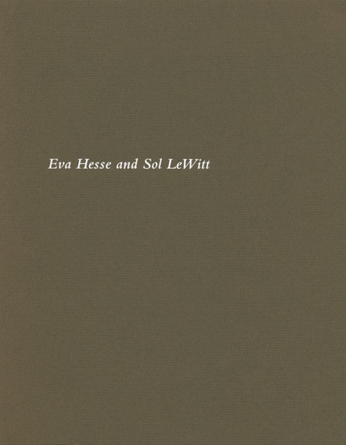 Eva Hesse and Sol LeWitt